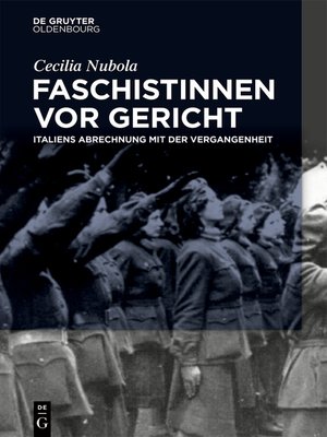 cover image of Faschistinnen vor Gericht